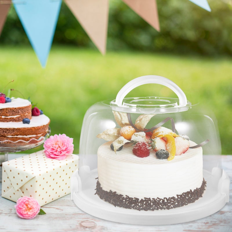 2pcs Reusable Cake Box Portable Cake Case Portable Bread Cake Carrier - Image 4