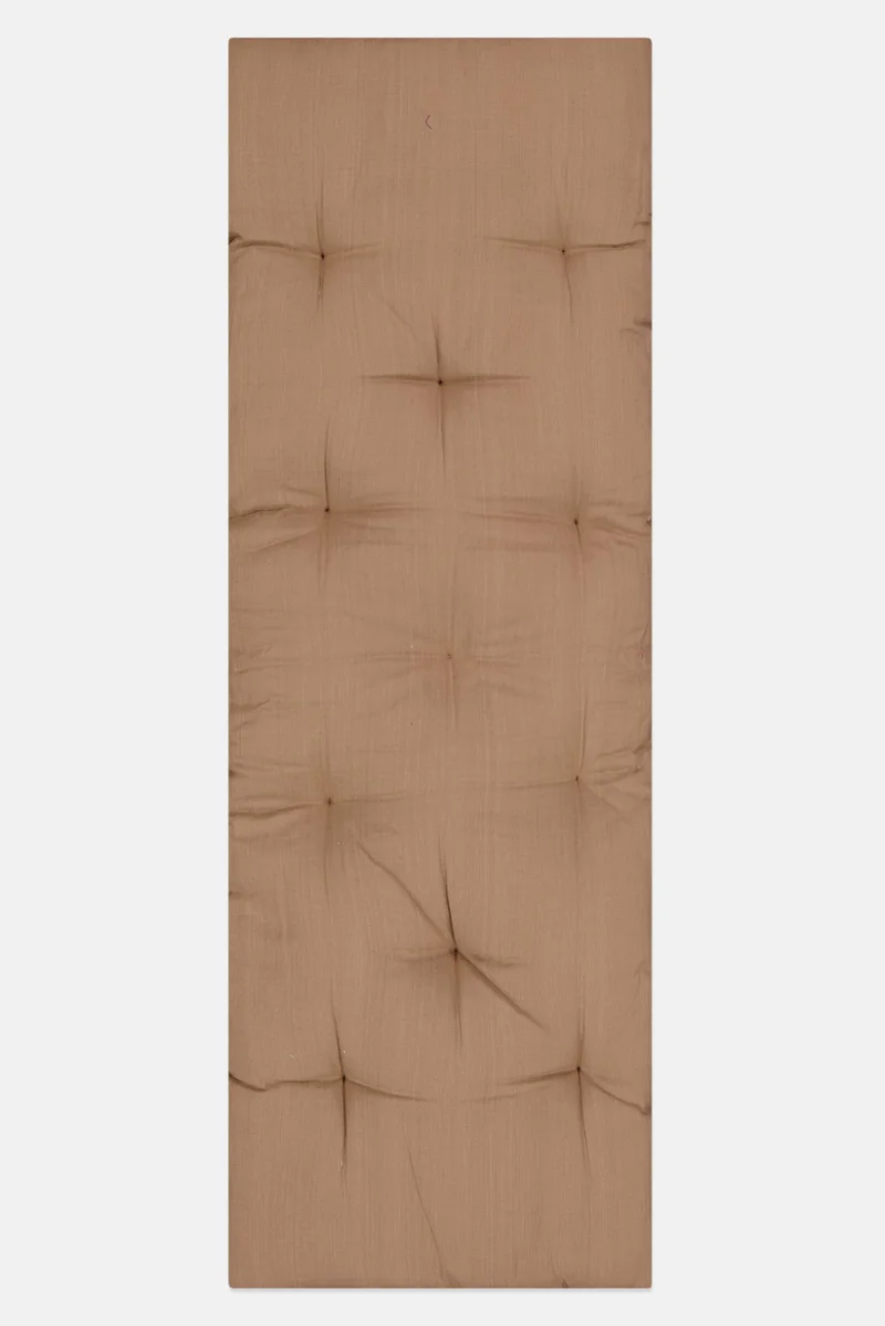 موي موتشو وسادة مقعد مع مقابض 120 × 45 × 5 سم، بيج داكن