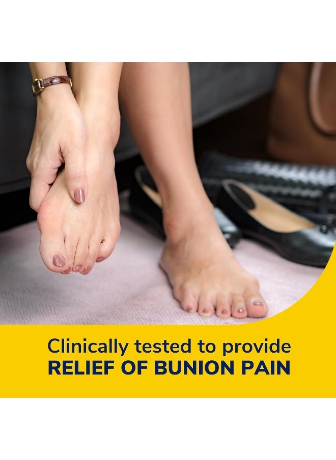 Dr. Scholl's - Dr. Scholl's Bunion Relief & Toe Corrector // Massaging Gel Bunion Splint & Big Toe Straightener - Bunion Corrector for Women & Men - Bunion Pads for Bunion Relief, 1 support set (left & right) - Image 1