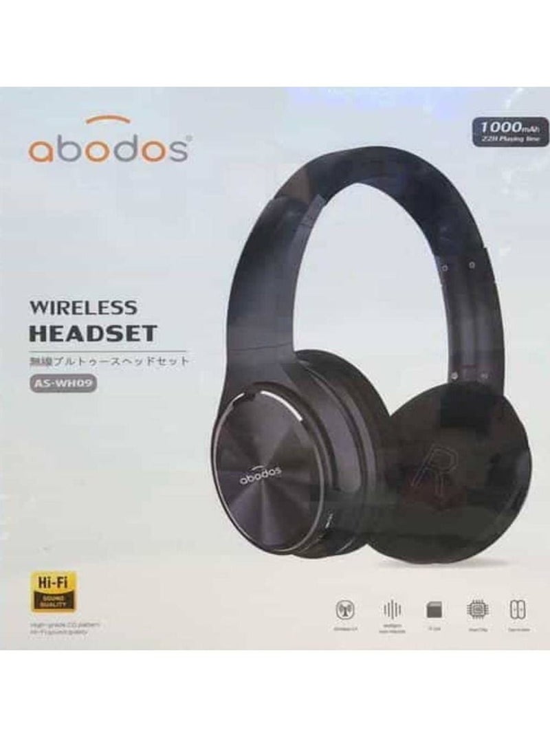 abodos Wh09 On Ear Wireless Headphone For Mobile And Laptop - Image 2