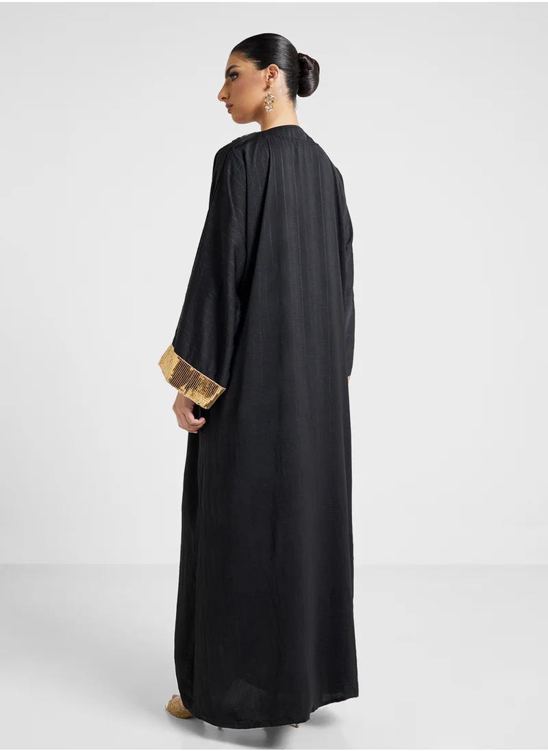 Khizana Embroidered Abaya With Sheila