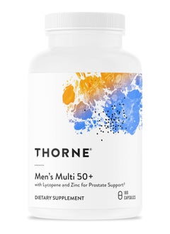 Men's Multi 50+ With Lycopene And Zinc For Prostate Support |180 Capsules Dietary Supplement 180 Capsules