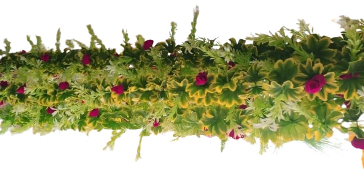 Dynamic Retail Global Dynamic Retail Global Artificial Hanging Flowers Plant Chain for Home Decoration Polyester Multi Color PM354  - Image 2