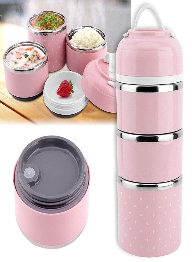Dreamshop Thermal Lunch Boxs for Kids Picnic Container for Food Storage 3 Containers Lunch Box - Image 1