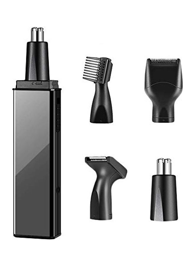 NIBEMINENT 4-In-1 Ear And Nose Hair Trimmer Black - Image 1