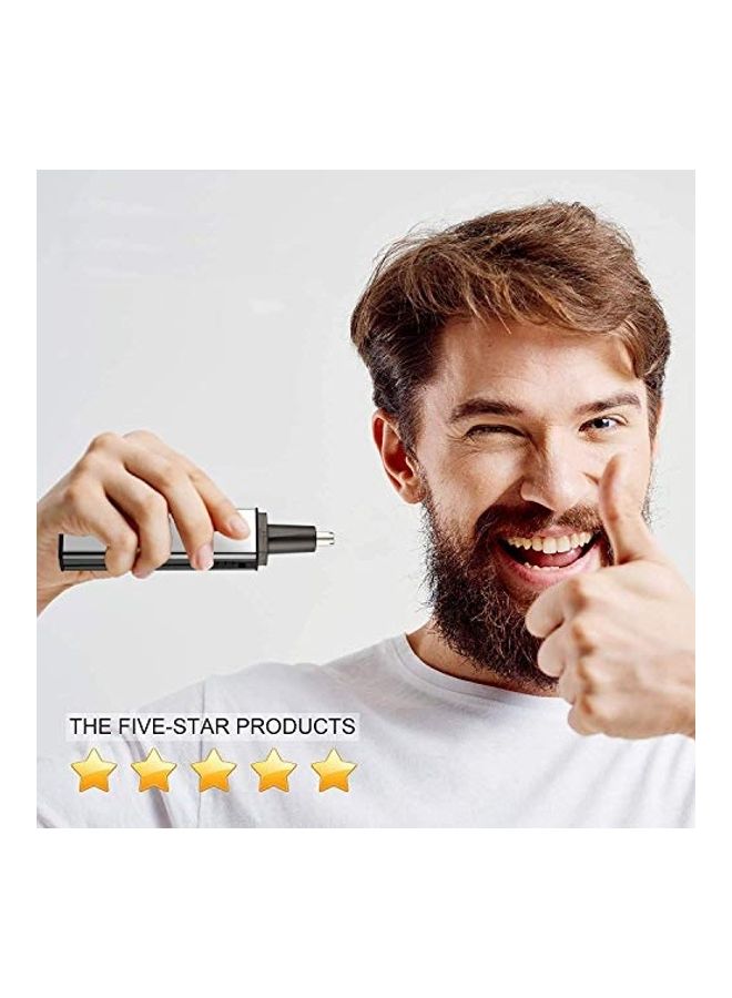 NIBEMINENT 4-In-1 Ear And Nose Hair Trimmer Black - Image 2