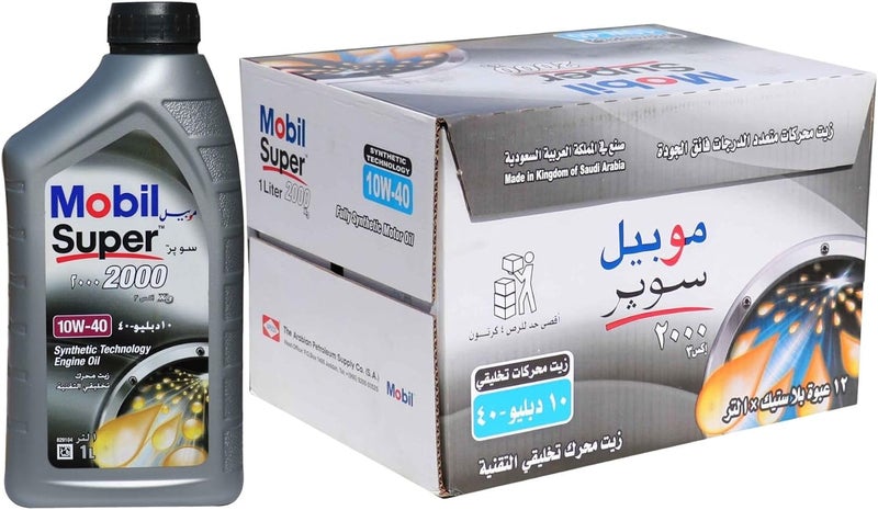 زيت محرك موبيل 10W/40 1 * 12 لتر - Image 1