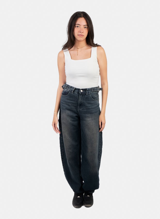 Bella vue SQUARE NECK TANK TOP - WHITE - Image 1