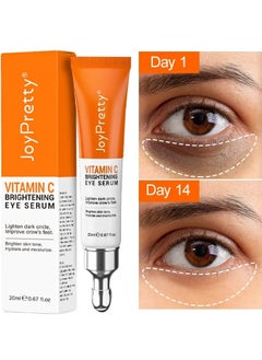 JoyPretty Vitamin C Brightening Eye Cream Serum Remove Dark Circles Eye Bags Wrinkles And Fine Lines - 20 ml  - Image 4