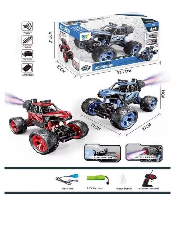 High-Speed Off-Road Bigfoot Climbing Remote Control Toy Car For Ages 8+ Years 27x17x12cm - Image 1