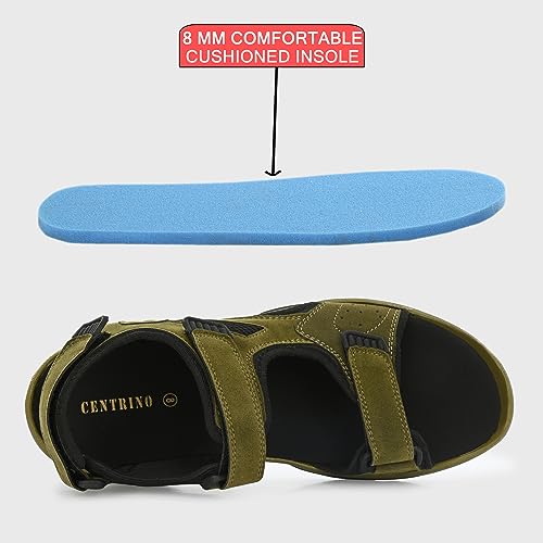 Centrino Mens Sandals 3251-1_Olive_6 - Image 5