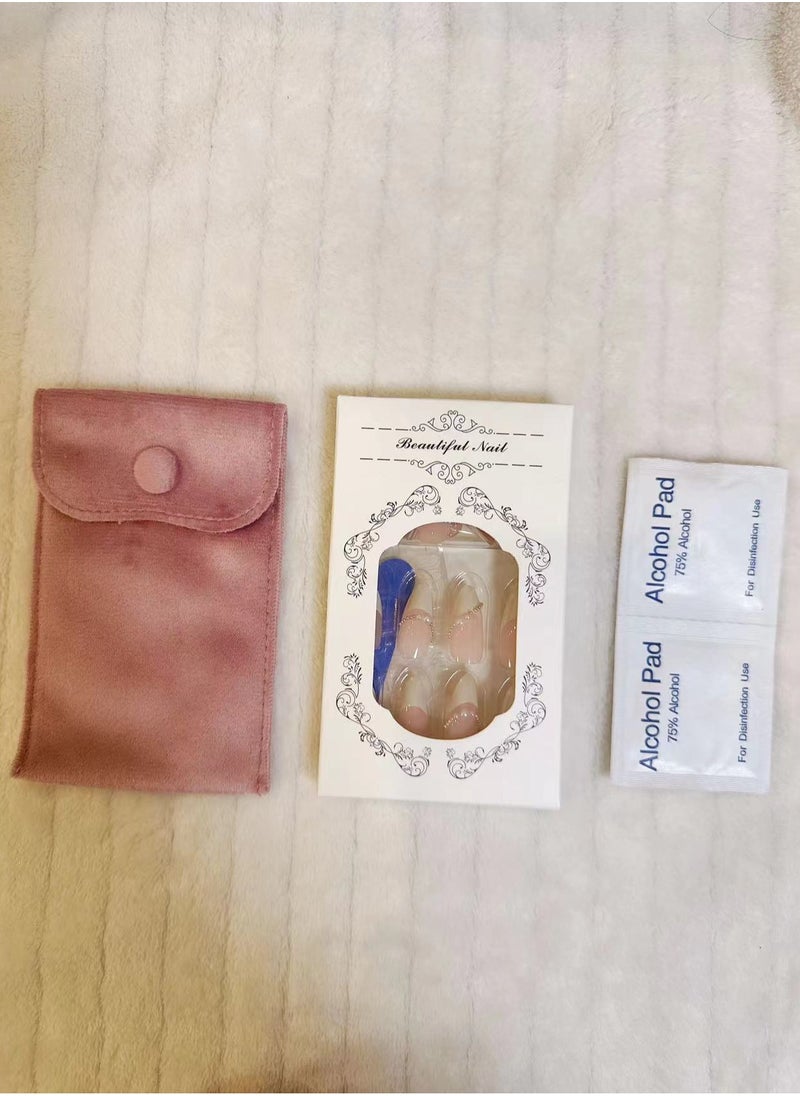 French Tip Press On Nails - Package Soft Gel French Fake Nails Short, Salon-quality Press On Nails, Seamless Glue-on Nails for Woman Nail Art Manicure - pzsku/ZF0036899AE6499430299Z/45/_/1727679851/ce2fe481-5591-4f6c-bb76-a0626565a625