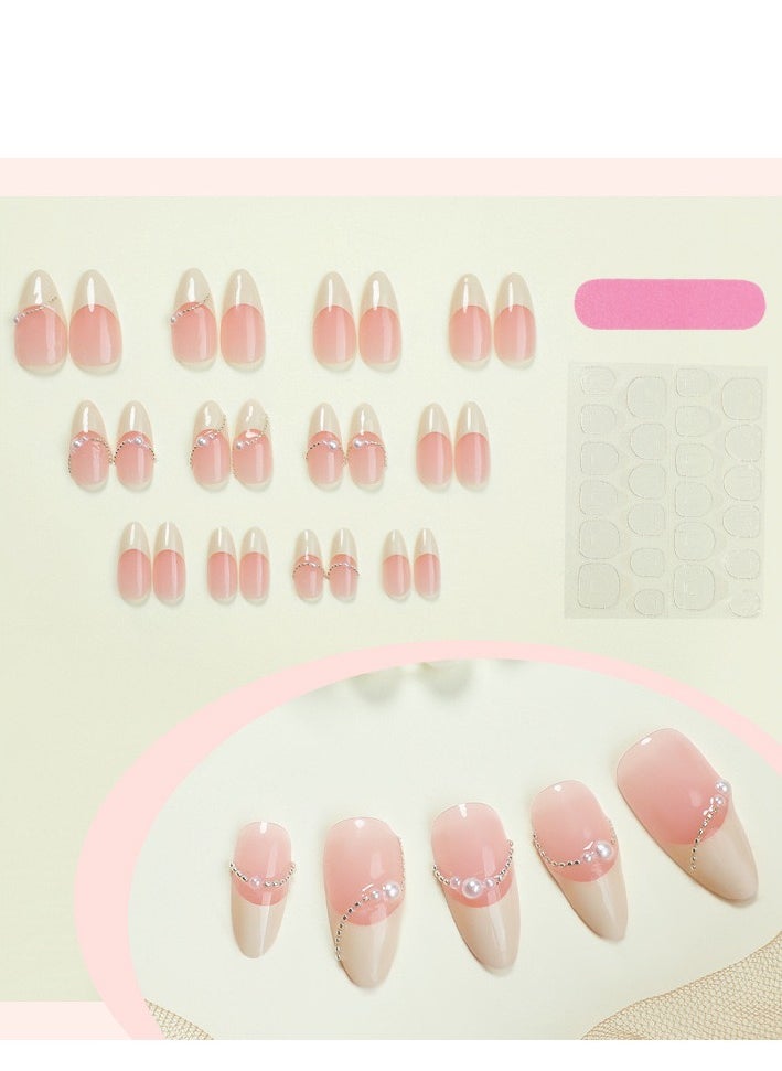 French Tip Press On Nails - Package Soft Gel French Fake Nails Short, Salon-quality Press On Nails, Seamless Glue-on Nails for Woman Nail Art Manicure - pzsku/ZF0036899AE6499430299Z/45/_/1727680013/968fb117-07ca-49b1-ad20-d5d534b95ba0
