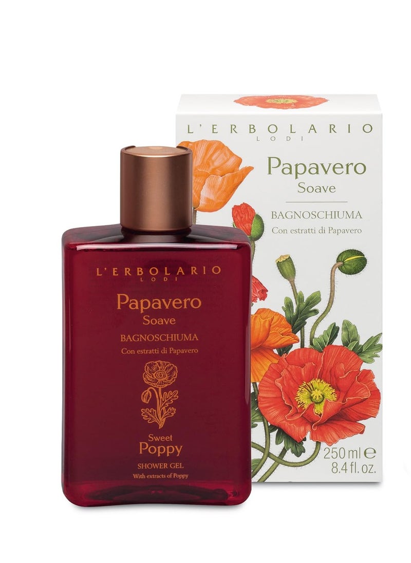 L'Erbolario Sweet Poppy Shower Gel - Nourishes, Moisturizes And Protects The Skin - Refreshing Bath And Shower Foam Provides Gently Effective Cleansing - Softening And Toning Properties - 8.4 Oz - pzsku/ZF003761988ED195A7784Z/45/_/1740371839/b2d73b19-cbce-484e-ba01-b6d1c02ab2f4