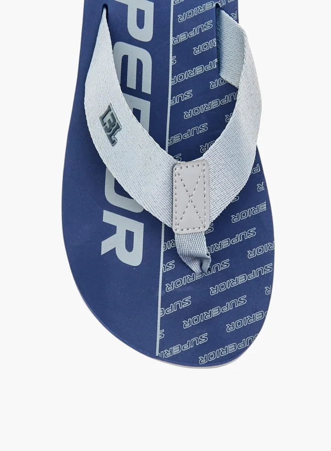 LBL by Shoexpress Men Printed Slip-On Thong Slippers