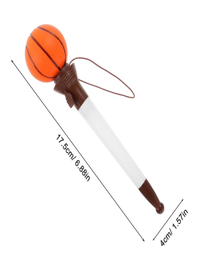 DIYEAH Basketball Bounce Pen 6.88In Portable Fun Ballpoint Pen Unique Basketball Themed Writing Accessory for Students School Office Supplies - Image 3