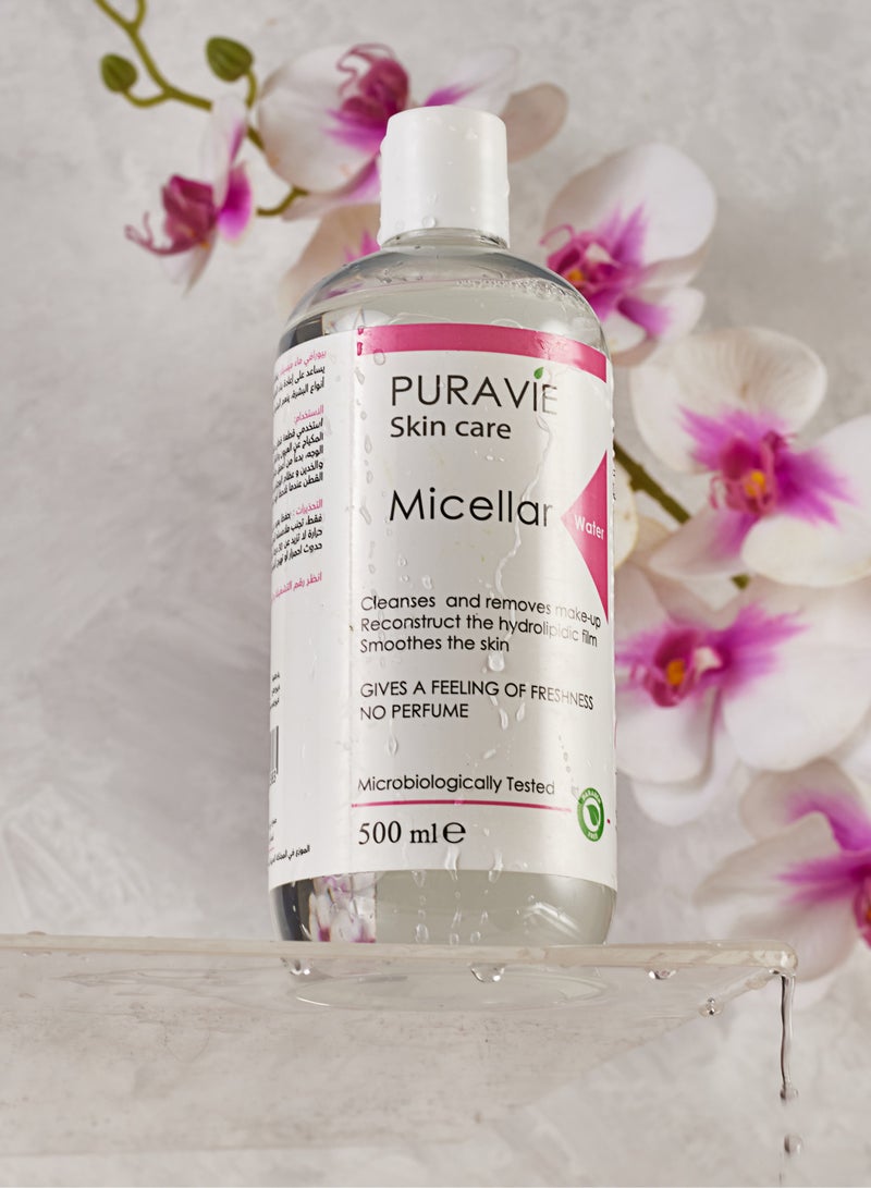 PURAVIE Micellar Water Makeup Remover for Face and Eyes - Image 3
