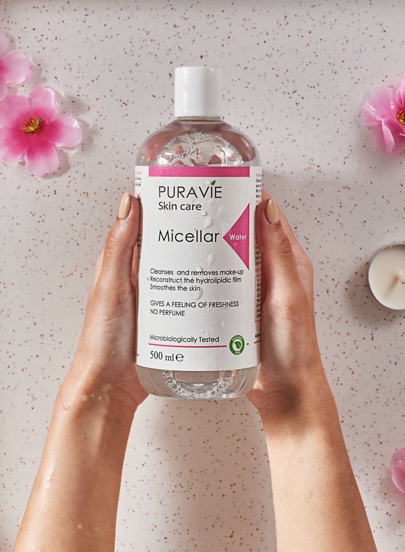 PURAVIE Micellar Water Makeup Remover for Face and Eyes - Image 2