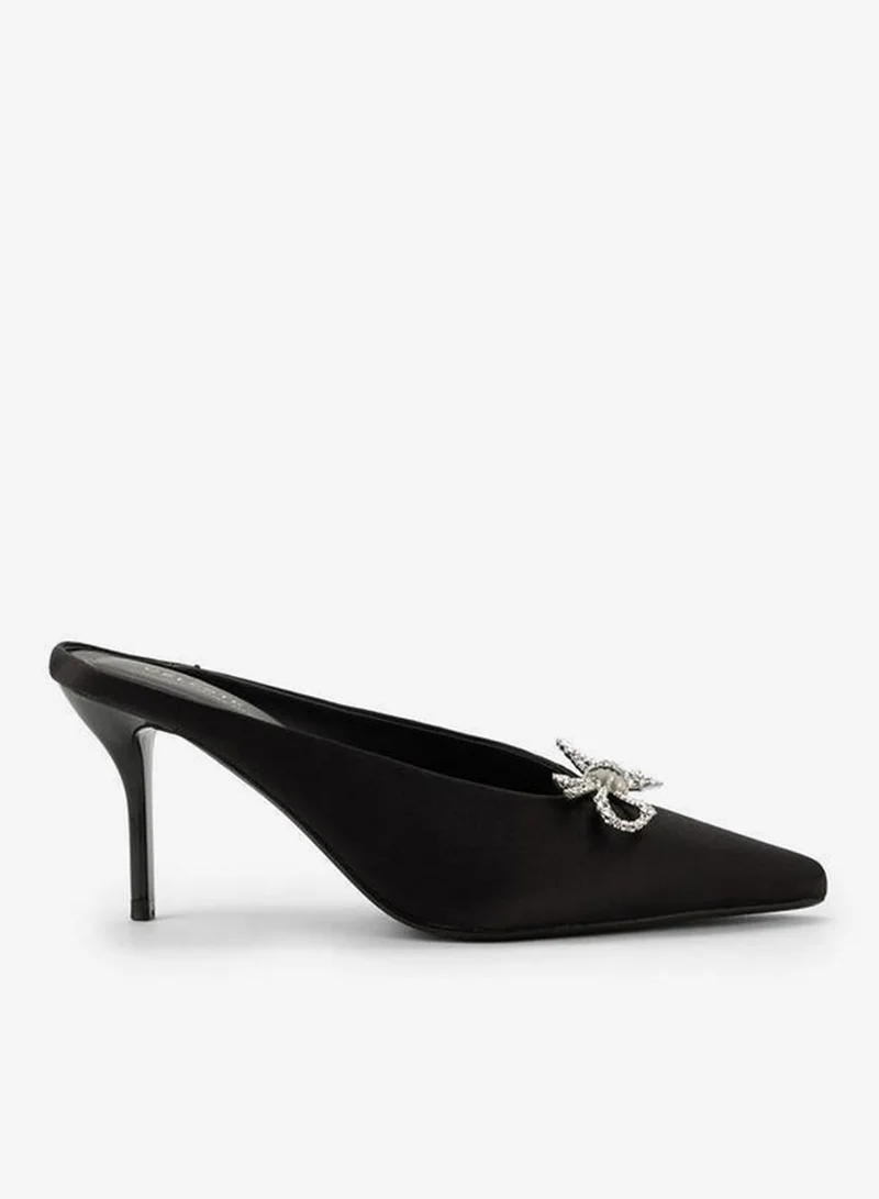 Celeste Women Embellished Pointed Stiletto Heel Mules Ramadan Collections