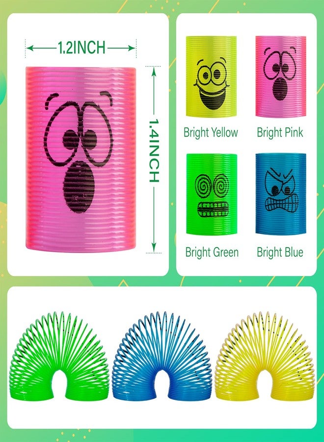 Cocurb 36 Pcs Mini Spring Party Favors for Kids 4 to 8 Birthday Stress Relief Bulk Fidget Goody Bag Stuffers Classroom Prizes Spring Bulk Toys for Kids Prize 4 Bright Colors - Image 2
