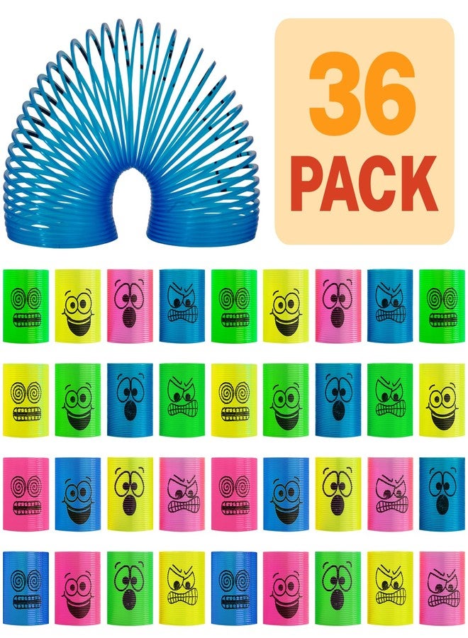 Cocurb 36 Pcs Mini Spring Party Favors for Kids 4 to 8 Birthday Stress Relief Bulk Fidget Goody Bag Stuffers Classroom Prizes Spring Bulk Toys for Kids Prize 4 Bright Colors - Image 1