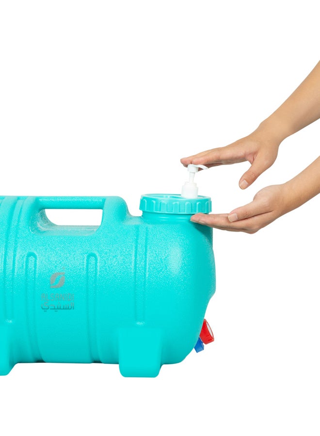 AL SANIDI Plastic Gallon 3*1 Water Gallon turquoise capacity 20 L - Image 3
