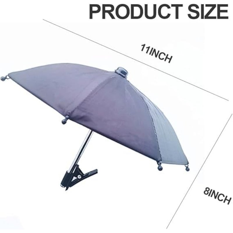 Phone Umbrella, 2024New UV Protection Phone Umbrella for Sun, Universal Adjustable Suction Cup Phone Stand Umbrella for Phone, Sun Shade Cover Cell Phone Umbrella Sun Shade - Image 2