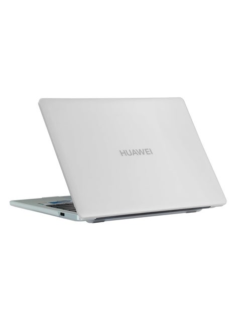 Rubberized Hard Case for Huawei Matebook D14 (2023) 14-Inch , Shockproof, Scratch-Resistant, Anti-Slip Hard Shell, 360° Protective Notebook Sleeve, Laptop Cooling Case, Frosted Clear