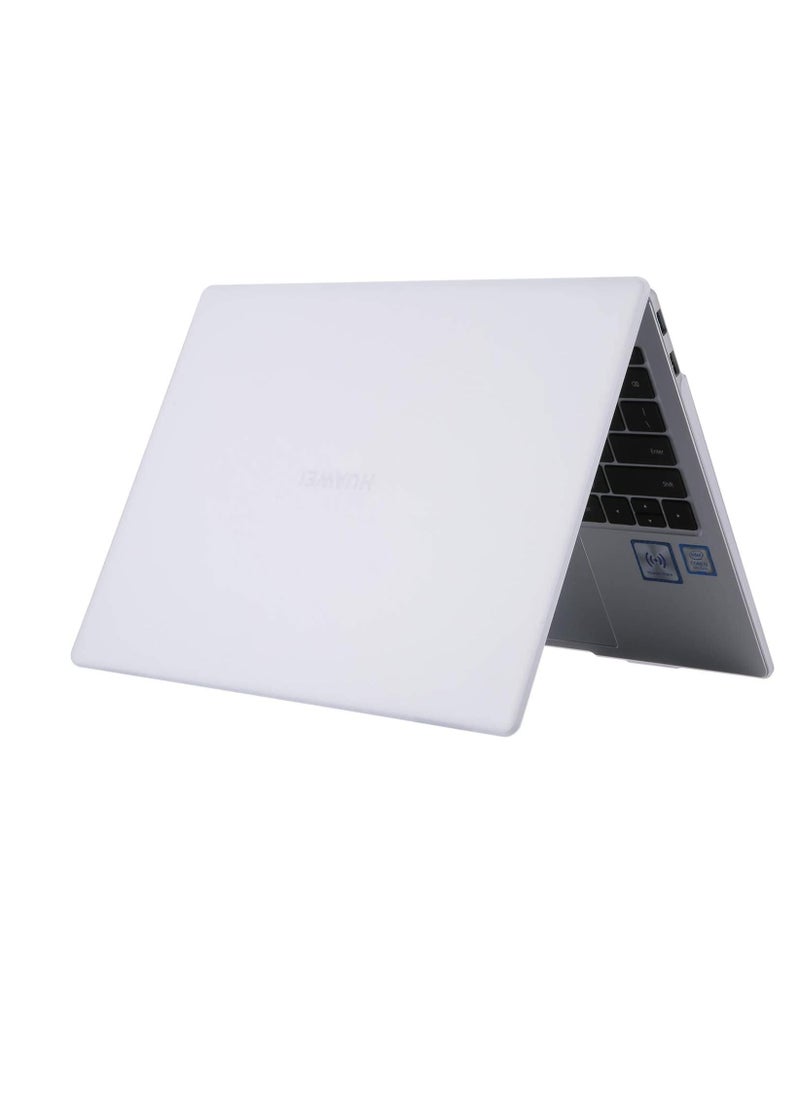 Generic - Rubberized Hard Case for Huawei Matebook D14 (2023) 14-Inch , Shockproof, Scratch-Resistant, Anti-Slip Hard Shell, 360° Protective Notebook Sleeve, Laptop Cooling Case, Frosted Clear - Image 1