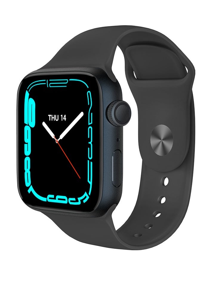Pebble Impulse Pro 1.69" Smartwatch for Men and Women, Bluetooth Calling, SpO2 & Heart Rate Monitoring, Step Pedometer, Multi-Sports Modes - Black 