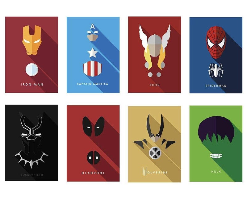 AD INFINITUM Wall Decor Posters 300gsm Matte Paper Size 9"x13" (Marvel Set of 8) - Image 5