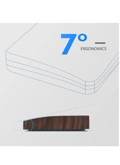 SKYLOONG Walnut Wooden Keyboard Wrist Rest (60%)  - Image 5
