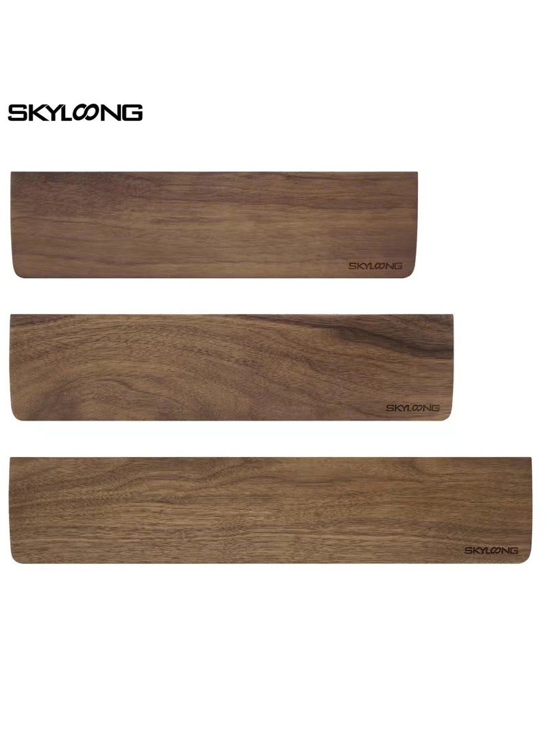 SKYLOONG Walnut Wooden Keyboard Wrist Rest (60%)  - Image 3