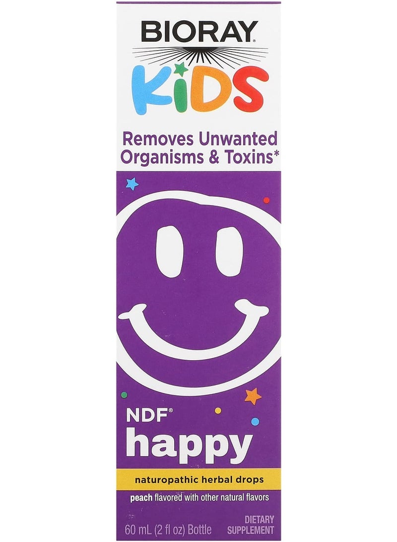 Kids, NDF Happy, Peach, 2 fl oz (60 ml)