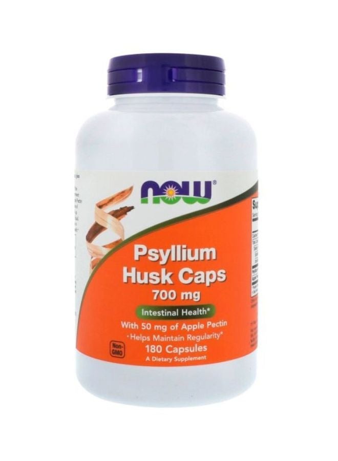 now Psyllium Husk 700 Mg Dietary Supplement - 180 Capsules - Image 1