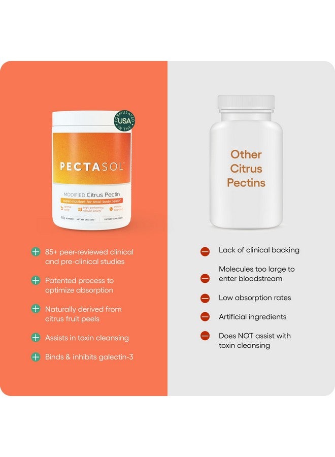 EcoNugenics بيكتاسول بيكتين الحمضيات المعدل - 454 جرام مسحوق - مكمل صحي شامل لدعم القلب، جهاز المناعة، استجابة الالتهاب والشيخوخة الصحية + الحفاظ على مستويات جاليكتين-3 الصحية - Image 4