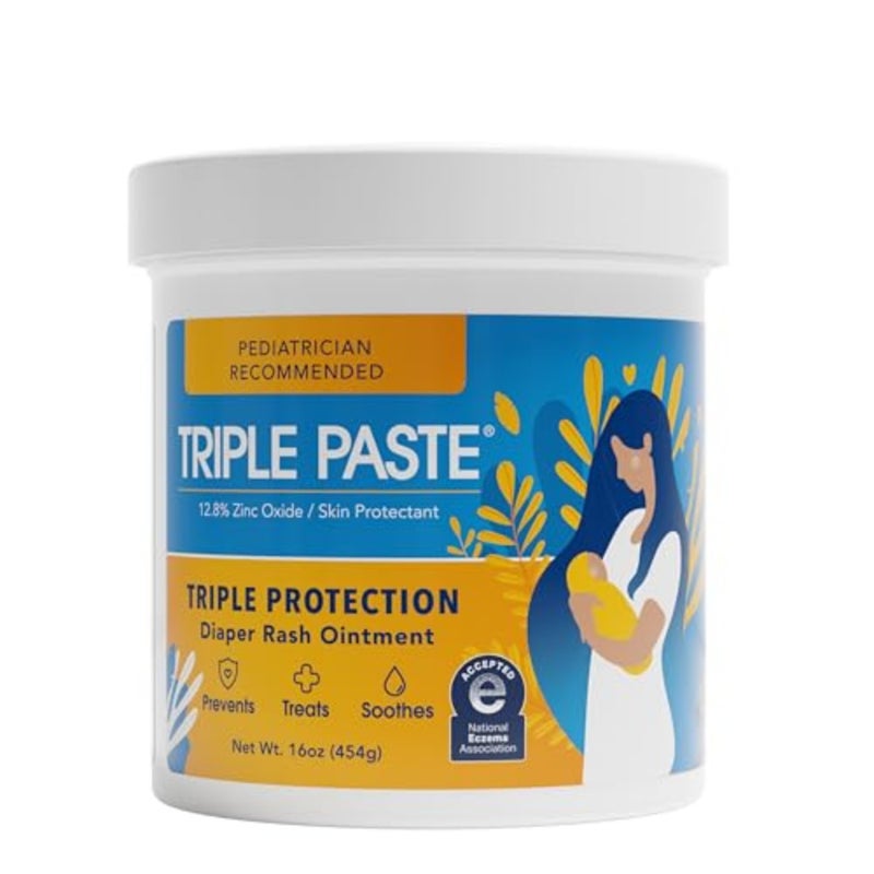 Diaper Rash Cream for Baby - 16 Oz Tub - Zinc Oxide Ointment Treats, Soothes and Prevents Diaper Rash - Pediatrician-Recommended Hypoallergenic Formula with Soothing Botanicals - Image 1