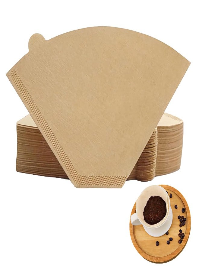 Bolsdoic 200 Count #4 Cone Coffee Filters 8-12 Cup, Natural Unbleached Disposable Coffee Filters, Compatible with Pour-Over and Drip Coffee Makers. - Image 1