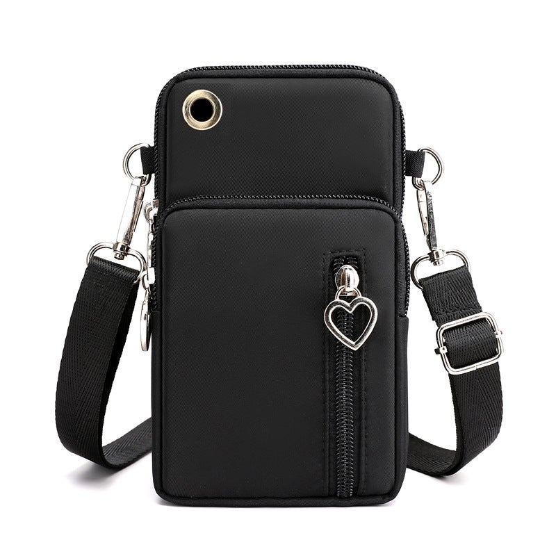 Mobile Phone Bag Women'S Cross-Body Coin Purse Wrist Bag Sports Arm Bag Fabric Cross-Body Bag - Image 2