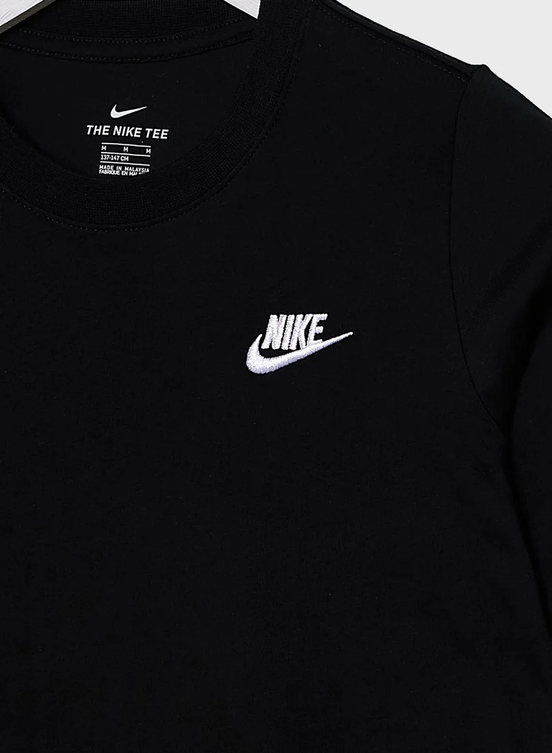 Nike Youth NSW Futura Embroidered  T-Shirt