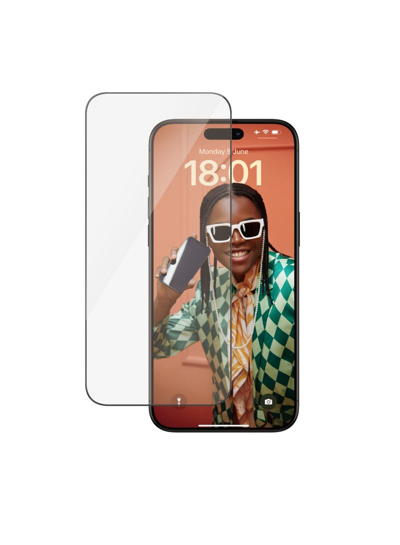 PanzerGlass Screen Protector iPhone 15 Pro Max - Wide and Privacy - Image 1