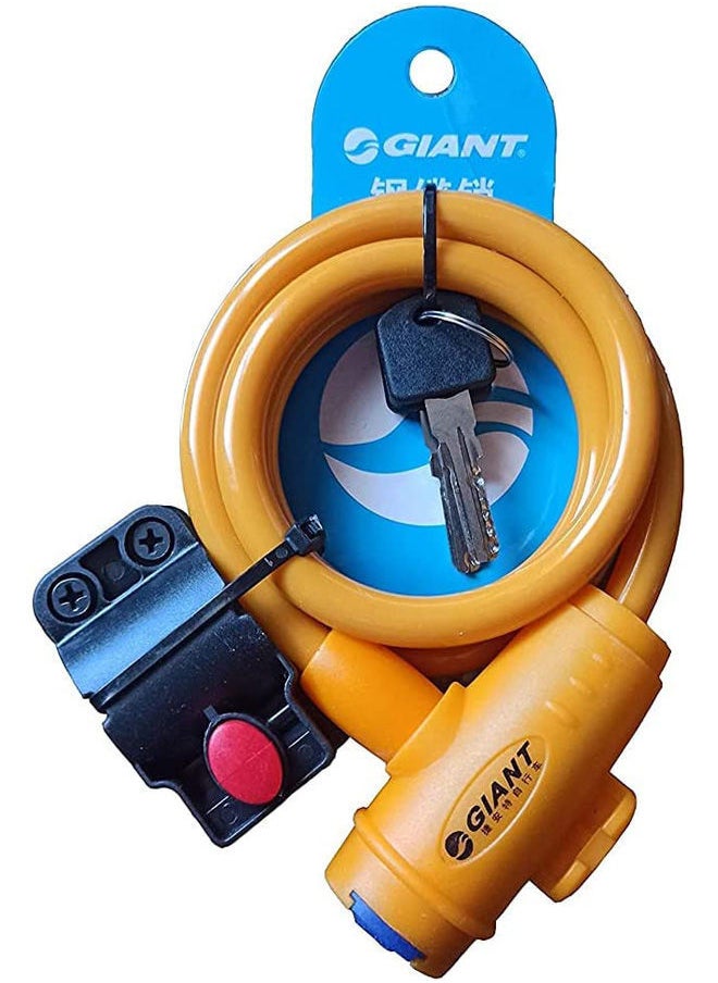 Giant Bike Lock Cable With Keys 
