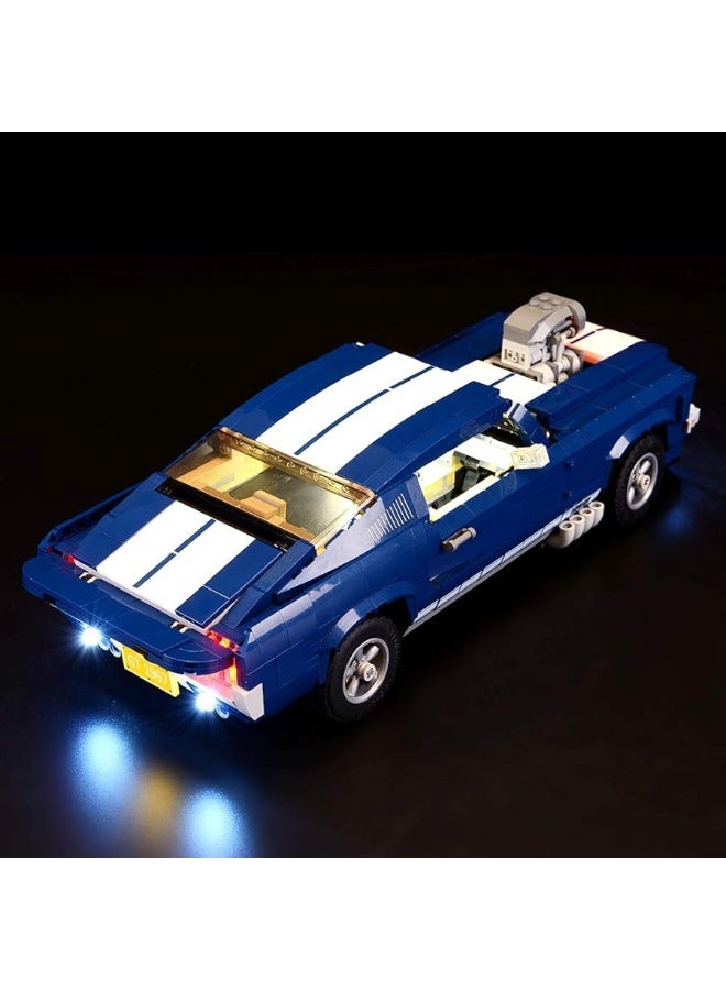 BRIKSMAX BRIKSMAX Led Lighting Kit for Ford Mustang-Compatible with Lego 10265 Building Blocks Model- Not Include The Lego Set  - Image 1