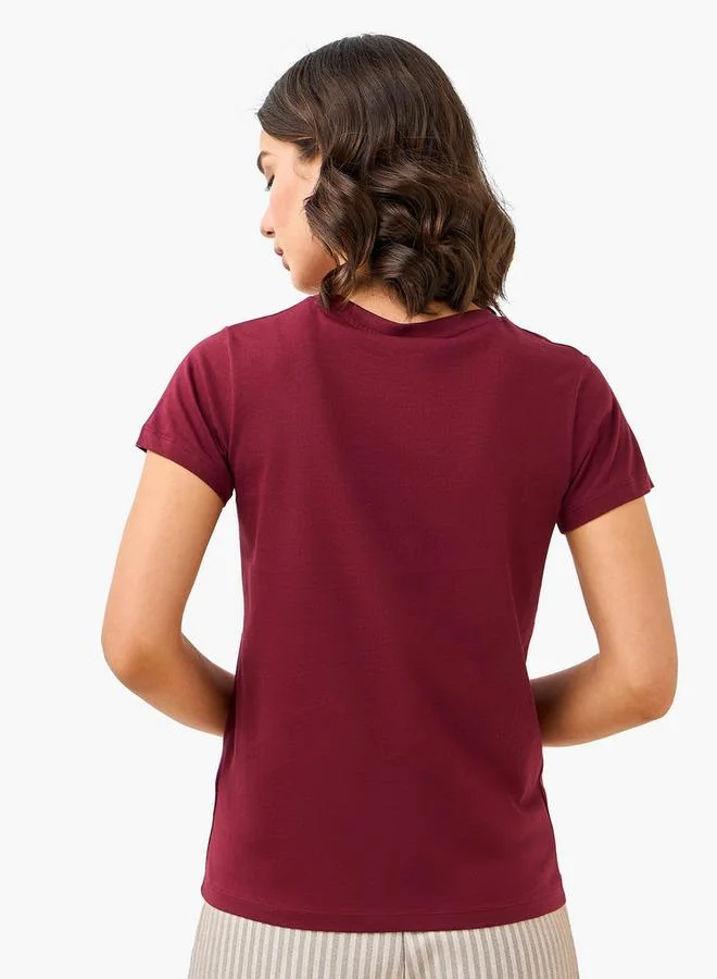 SP Characters  Crew Neck T-shirt for Women | Best Price UAE