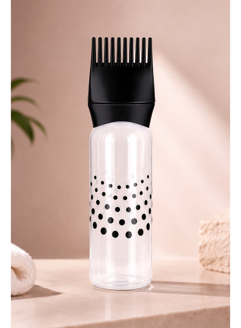 Root Comb Applicator Bottle, Squeeze Hair Dye Applicator Bottle with Comb Tip, Scalp Oil and Hair Treatment Dispenser, Mess-Free Hair Coloring Tool, Assorted Colors - Image 3