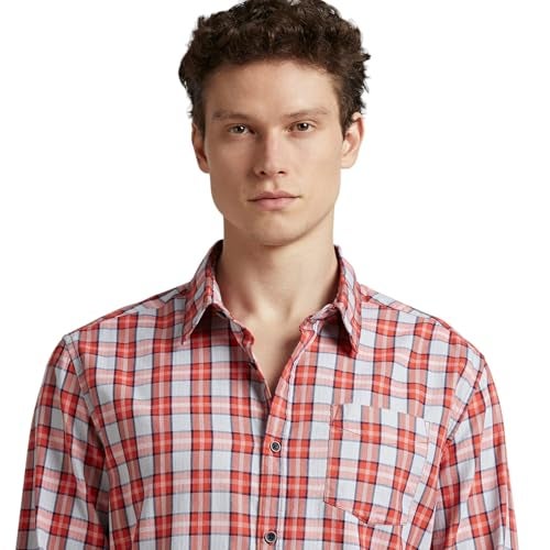 Pepe Jeans Orange Checked Full Sleeved Shirt - Image 5