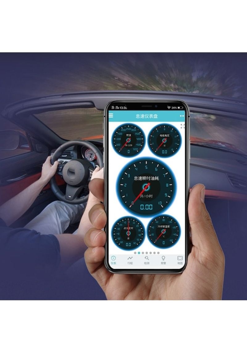 جهاز تشخيص أعطال السيارات Cbtx Global V015 Obd2 بلوتوث ELM327 قارئ سيارات عالمي أداة فحص كود المحرك - Image 4