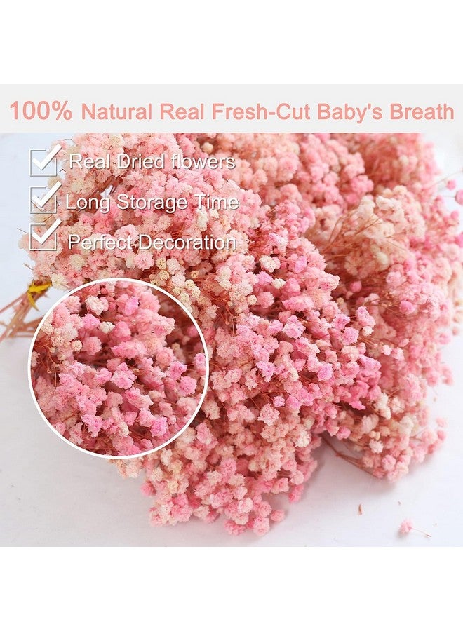 Zarwani 1 Box Natural Real Dried Flowers for Art Craft Mixed Soap, Candle, Scrapbook, DIY, Resin Tray Jewellery, Pendant (White Mix Color) (Baby Breath Pink) - Image 3
