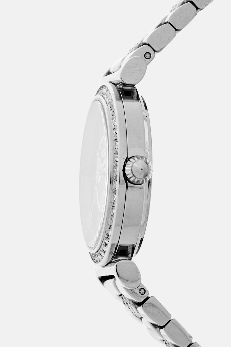 Just Cavalli Women JC1L273M0045 Stainless Steel Analog Watch 30mm With Bracelet, Silver - Image 5