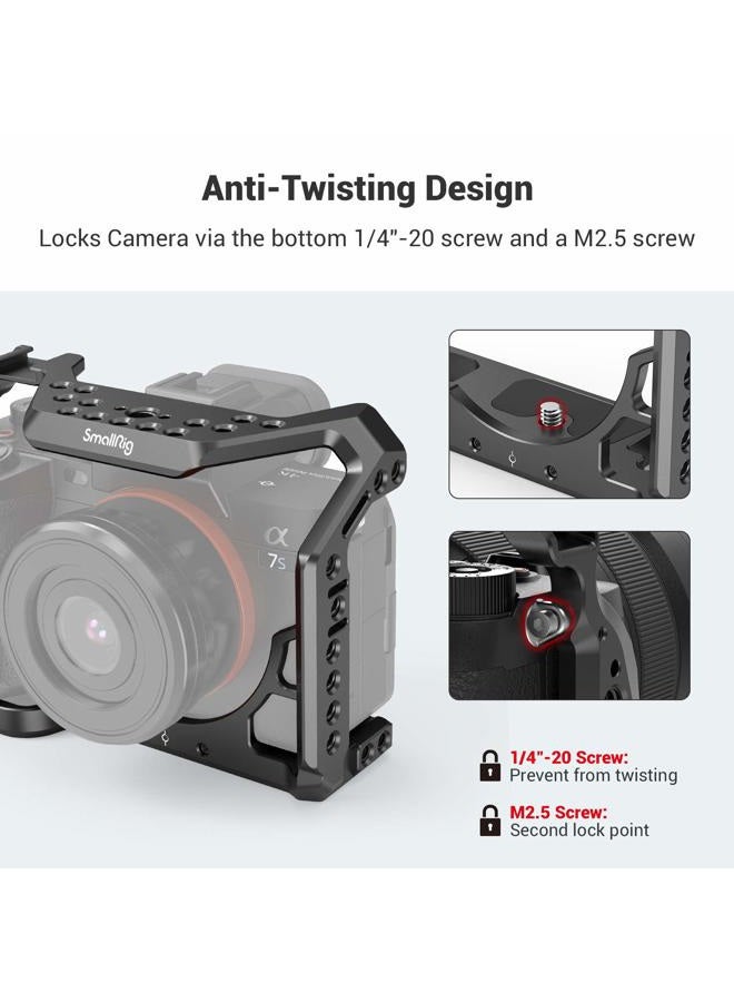 SMALLRIG Camera Cage Only for Sony Alpha 7S III / A7S III / A7SIII / A7S3-2999 - Image 4